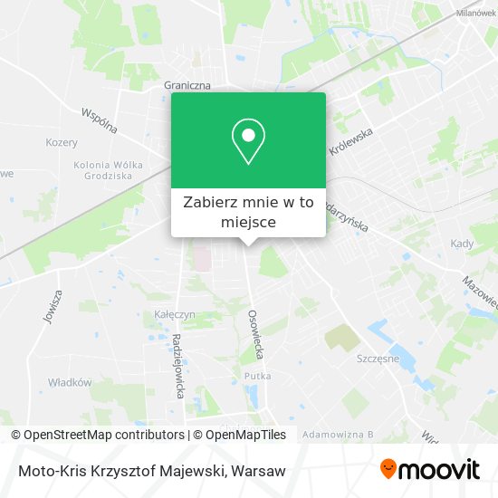 Mapa Moto-Kris Krzysztof Majewski