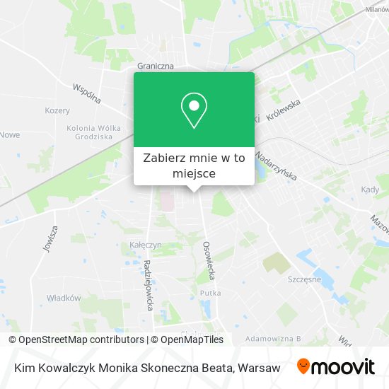 Mapa Kim Kowalczyk Monika Skoneczna Beata