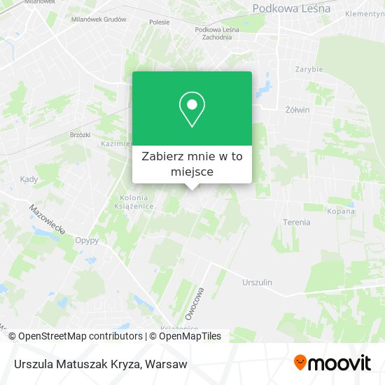 Mapa Urszula Matuszak Kryza