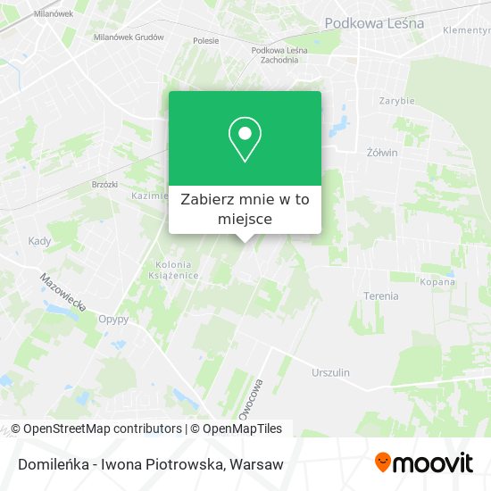 Mapa Domileńka - Iwona Piotrowska