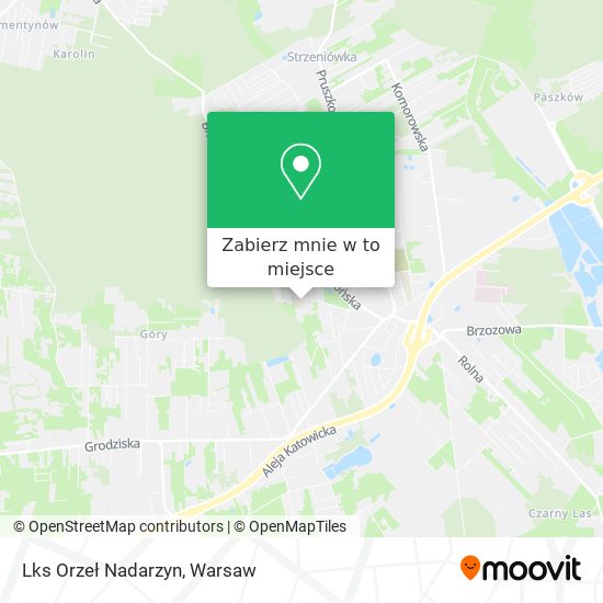 Mapa Lks Orzeł Nadarzyn