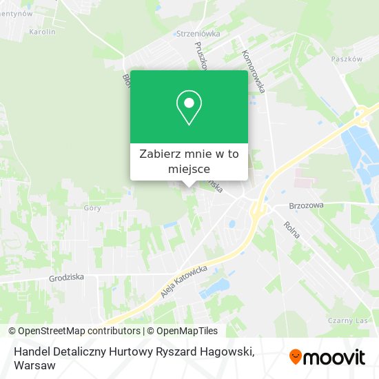 Mapa Handel Detaliczny Hurtowy Ryszard Hagowski