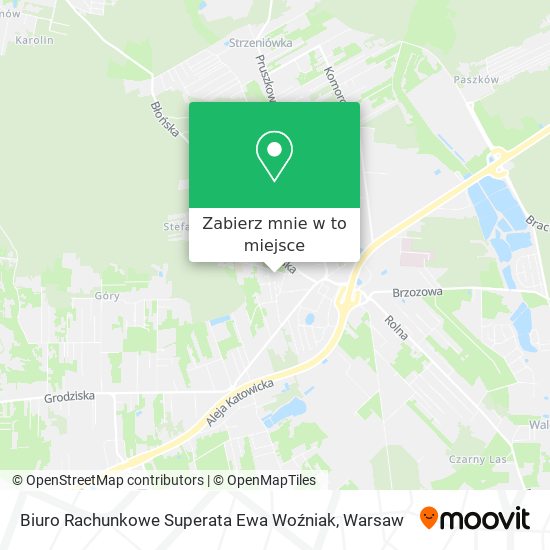 Mapa Biuro Rachunkowe Superata Ewa Woźniak