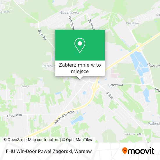 Mapa FHU Win-Door Paweł Zagórski