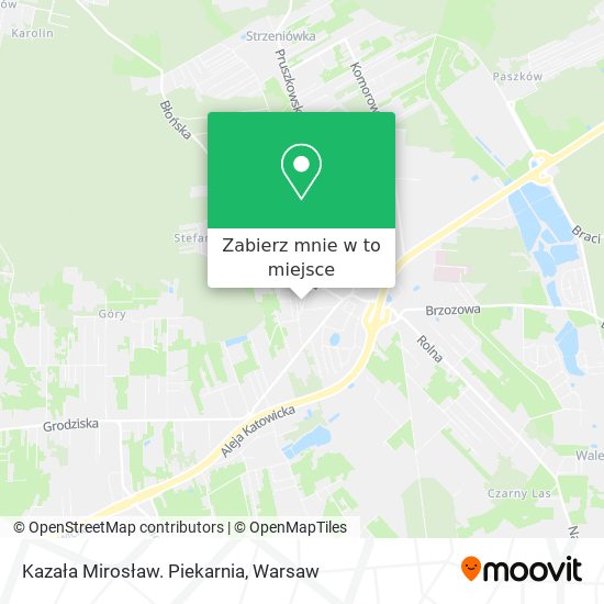 Mapa Kazała Mirosław. Piekarnia