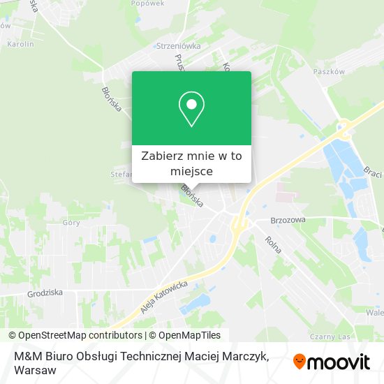 Mapa M&M Biuro Obsługi Technicznej Maciej Marczyk