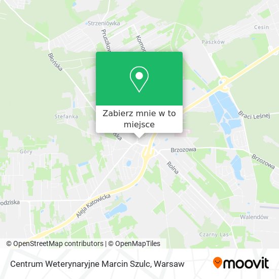 Mapa Centrum Weterynaryjne Marcin Szulc