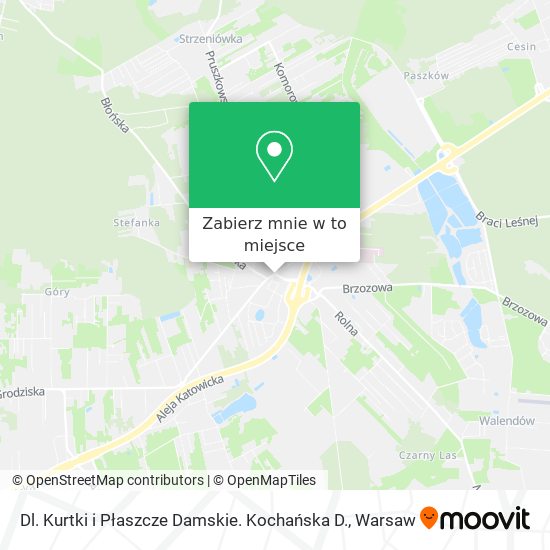 Mapa Dl. Kurtki i Płaszcze Damskie. Kochańska D.