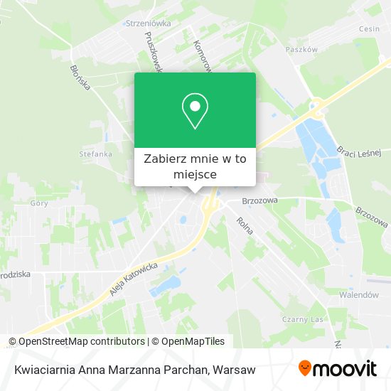 Mapa Kwiaciarnia Anna Marzanna Parchan