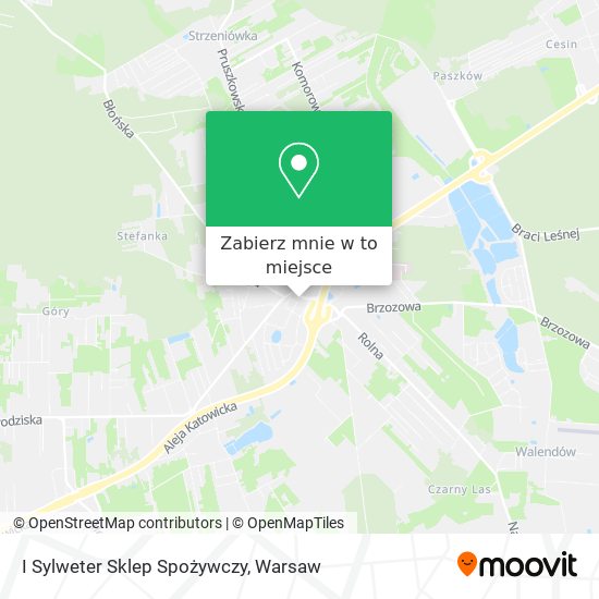 Mapa I Sylweter Sklep Spożywczy