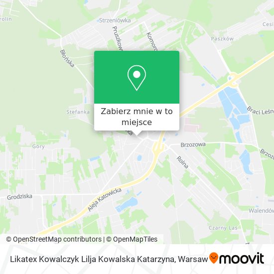 Mapa Likatex Kowalczyk Lilja Kowalska Katarzyna