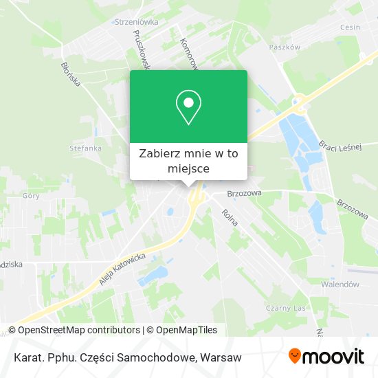 Mapa Karat. Pphu. Części Samochodowe