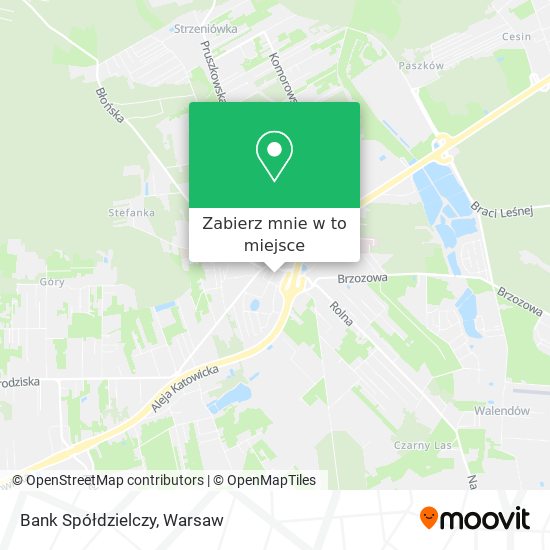 Mapa Bank Spółdzielczy