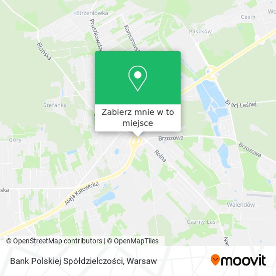 Mapa Bank Polskiej Spółdzielczości