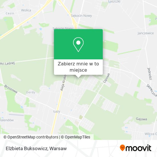 Mapa Elżbieta Buksowicz