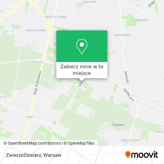 Mapa Zwierzo0zwierz