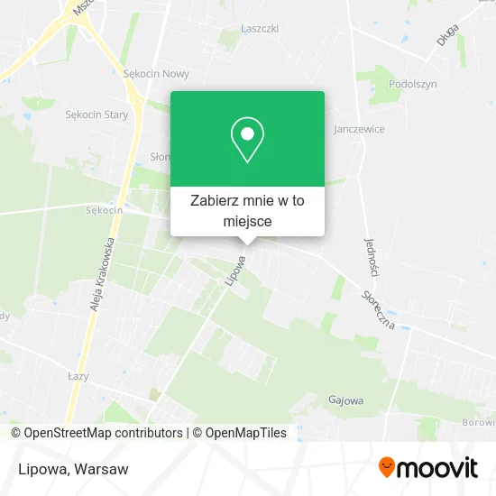 Mapa Lipowa