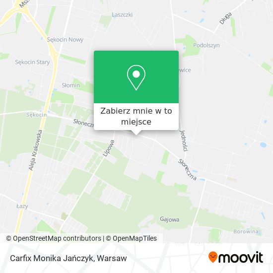 Mapa Carfix Monika Jańczyk