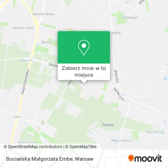 Mapa Bociańska Małgorzata Embe