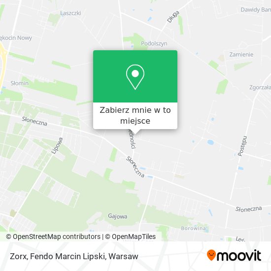 Mapa Zorx, Fendo Marcin Lipski