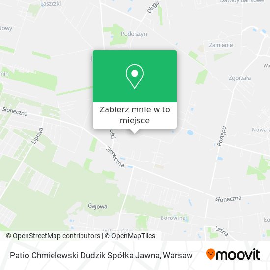 Mapa Patio Chmielewski Dudzik Spółka Jawna