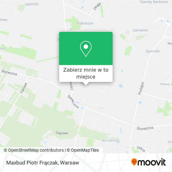 Mapa Maxbud Piotr Frączak