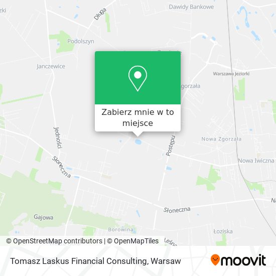 Mapa Tomasz Laskus Financial Consulting