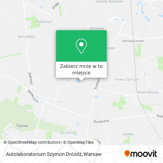 Mapa Autolaboratorium Szymon Dróżdż