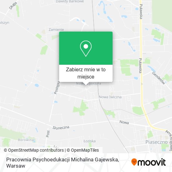 Mapa Pracownia Psychoedukacji Michalina Gajewska