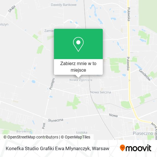 Mapa Konefka Studio Grafiki Ewa Młynarczyk