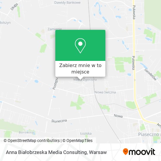 Mapa Anna Białobrzeska Media Consulting