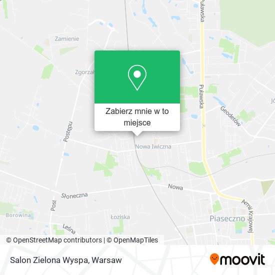 Mapa Salon Zielona Wyspa