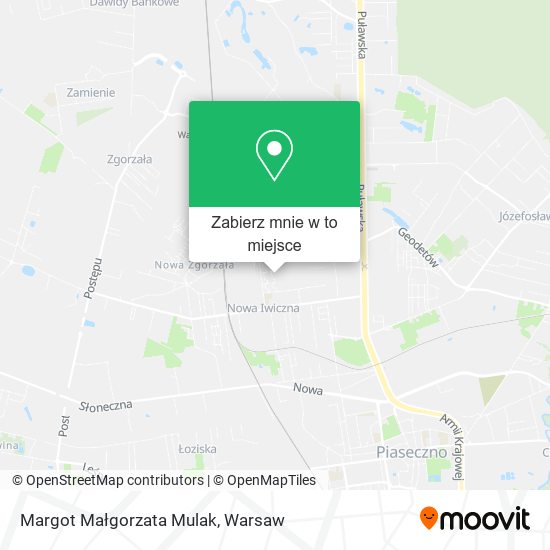 Mapa Margot Małgorzata Mulak