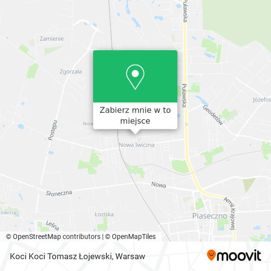 Mapa Koci Koci Tomasz Łojewski