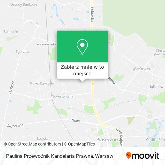 Mapa Paulina Przewoźnik Kancelaria Prawna