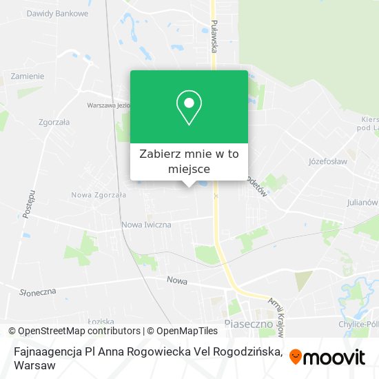 Mapa Fajnaagencja Pl Anna Rogowiecka Vel Rogodzińska