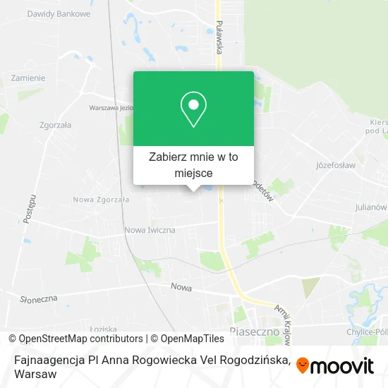 Mapa Fajnaagencja Pl Anna Rogowiecka Vel Rogodzińska
