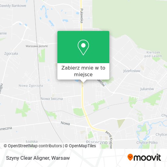 Mapa Szyny Clear Aligner