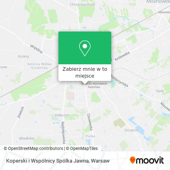 Mapa Koperski i Wspólnicy Spólka Jawna