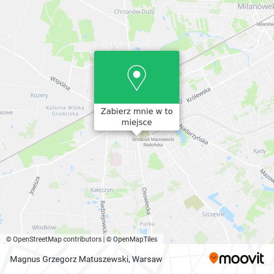 Mapa Magnus Grzegorz Matuszewski