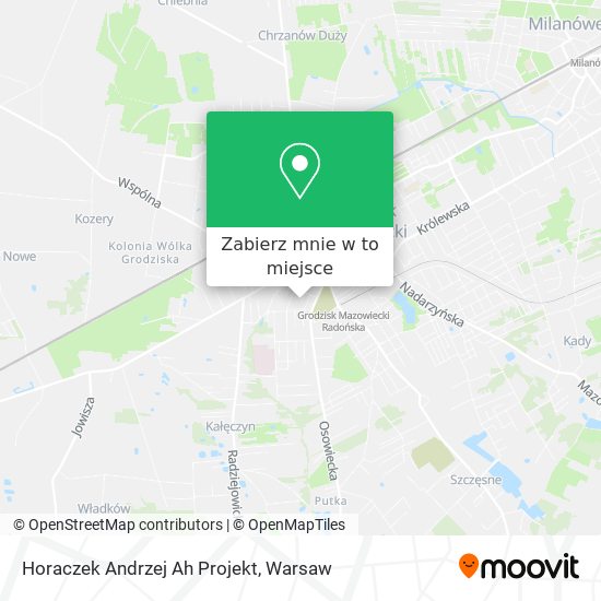 Mapa Horaczek Andrzej Ah Projekt