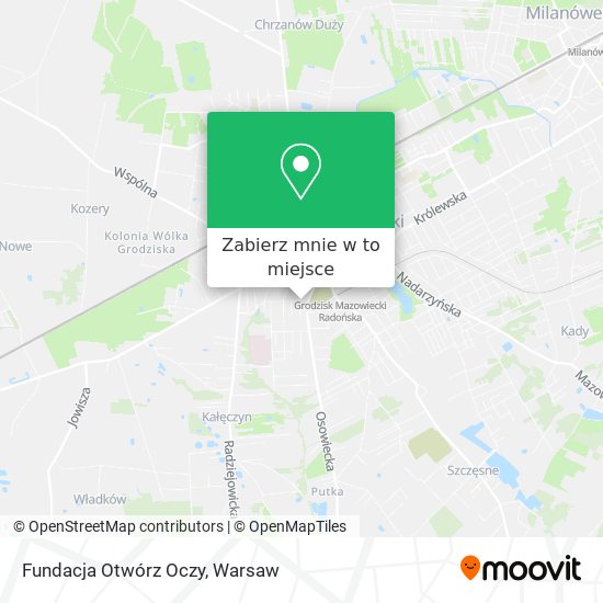 Mapa Fundacja Otwórz Oczy