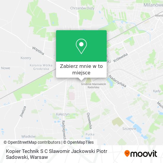 Mapa Kopier Technik S C Slawomir Jackowski Piotr Sadowski