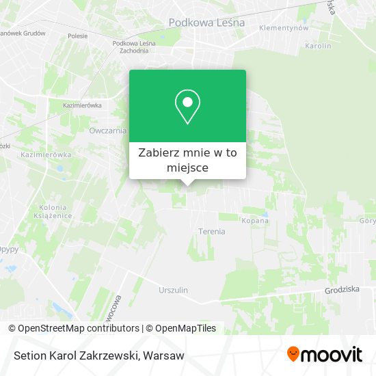 Mapa Setion Karol Zakrzewski