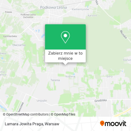 Mapa Lamara Jowita Praga