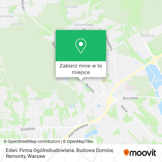 Mapa Eden. Firma Ogólnobudowlana. Budowa Domów, Remonty