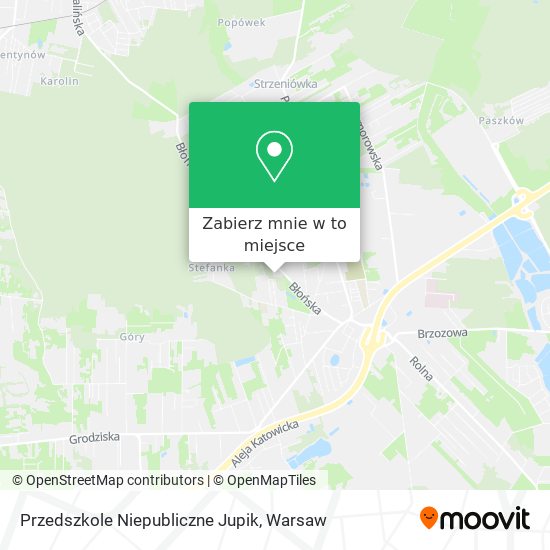 Mapa Przedszkole Niepubliczne Jupik