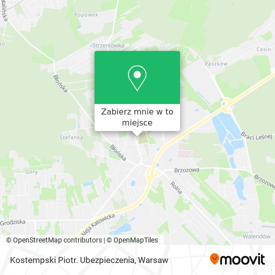 Mapa Kostempski Piotr. Ubezpieczenia