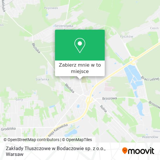 Mapa Zakłady Tłuszczowe w Bodaczowie sp. z o.o.