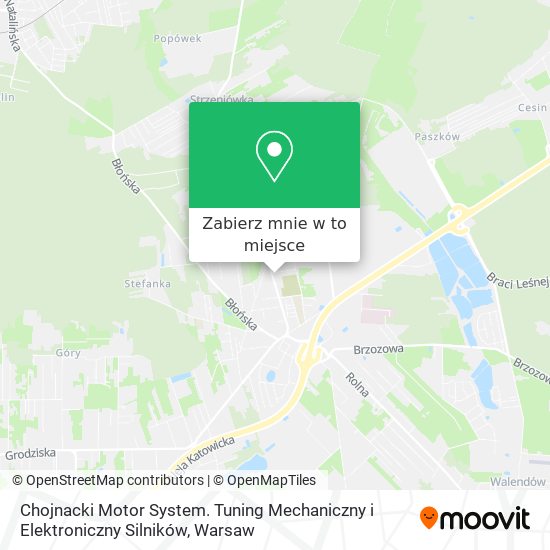 Mapa Chojnacki Motor System. Tuning Mechaniczny i Elektroniczny Silników